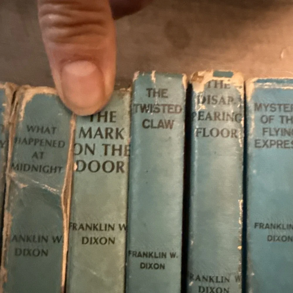 Vintage Hardy Boys Hardback Book Lot Of 16 # 1,2,3,7,9,10,13,18,19,20,24,29,31,